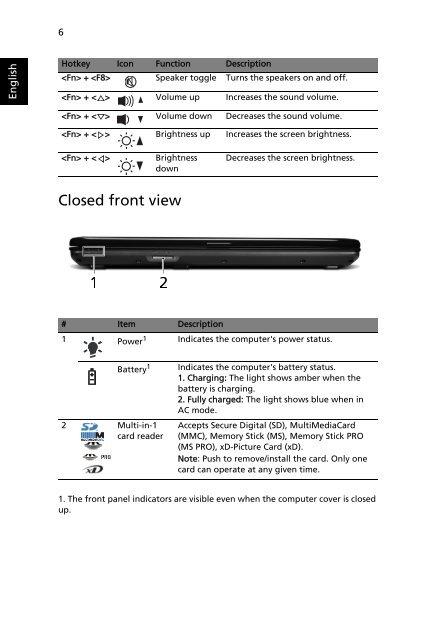 eMachines E627 Series Quick  Guide - Gateway