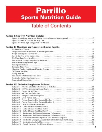 sports nutrition