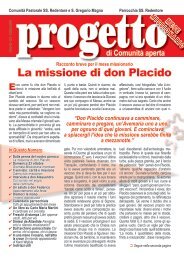 La missione di don Placido - Parrocchia SS. Redentore