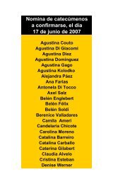 Para ver la lista de Confirmados del año 2007 haga click aquí