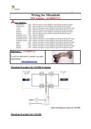 Wiring diagram for Opel ISO Adapter - Parrot