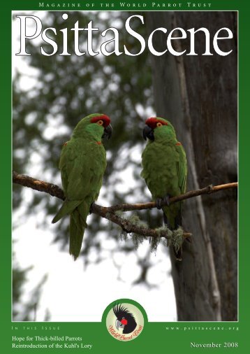 PS 20 4 Nov 08.qxd - World Parrot Trust