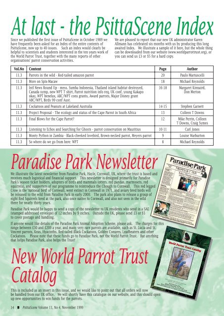 Download - World Parrot Trust