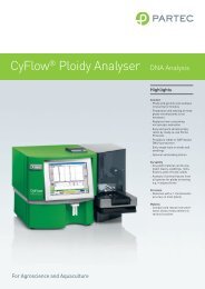 CyFlowÂ® Ploidy Analyser DNA Analysis - Partec