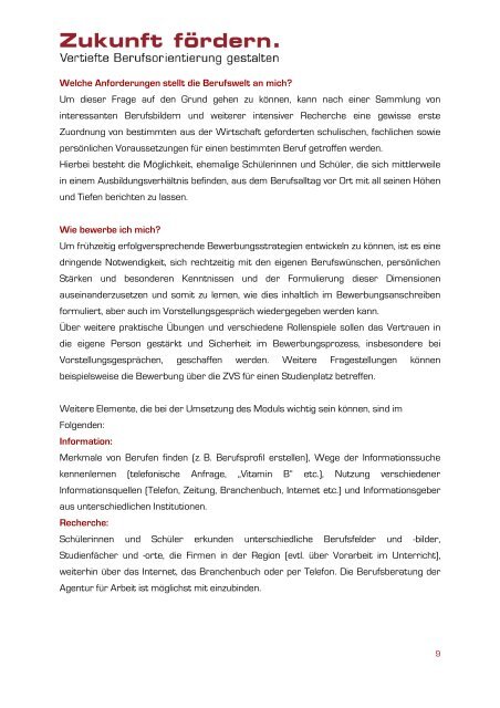 Berufsorientierungscamp - Stiftung Partner fÃ¼r Schule NRW