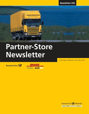 Partner-Store Newsletter I/03