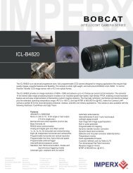 16 Megapixel Camera Link (ICL-B4820) - Imperx Inc.