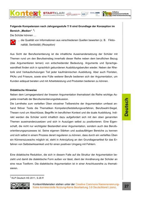 Grundlagen kompetenzorientierten Lehrens und Lernens