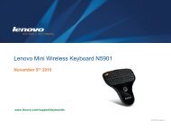 Lenovo Mini Wireless Keyboard N5901 - Lenovo Partner Network