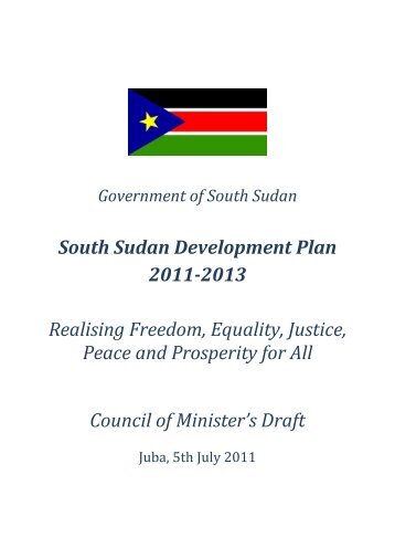 South Sudan Development Plan - Partners voor Water