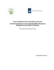 Terms of Reference for Consultancy Services - Partners voor Water