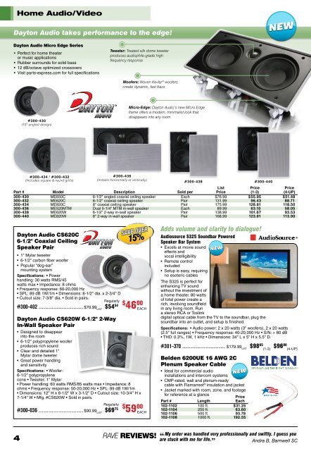 Our Sales Flyer (PDF) - Parts Express