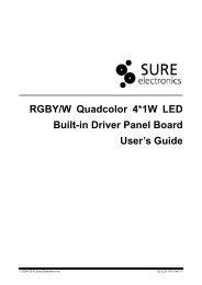RGBY/W Quadcolor 4*1W LED Built-in Driver Panel ... - FuturaShop