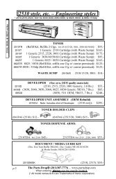 2510 & 3030 style parts catalog - The Parts Drop