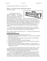 Profile: 2510 style (Xerox Engineering Copiers) - The Parts Drop