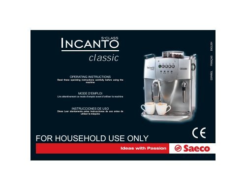 Saeco s class incanto classic cheap