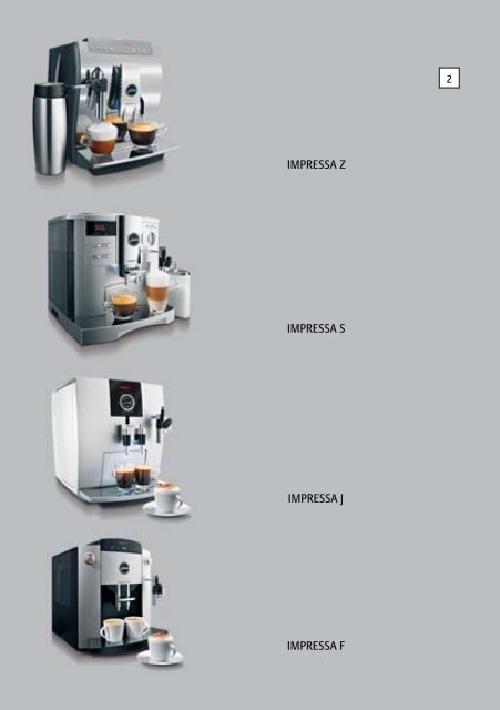 Instructions for Use, Manual JURA IMPRESSA Z5 - Esperanza