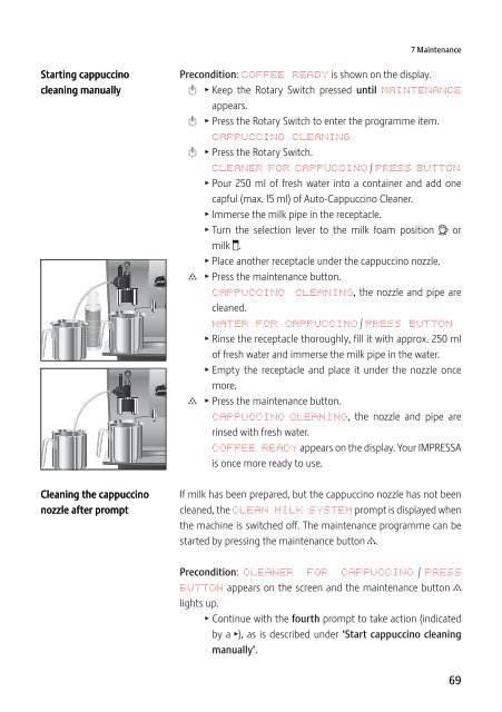 Instructions for Use, Manual JURA IMPRESSA Z5 - Esperanza