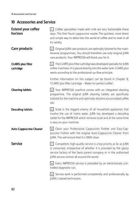 Instructions for Use, Manual JURA IMPRESSA Z5 - Esperanza