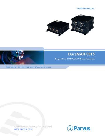 DuraMAR 5915 - Parvus Corporation