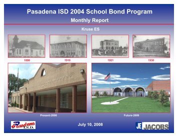 August 2008 - Pasadena Independent School District