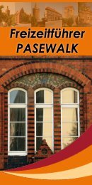 Freizeitführer PASEWALK - Stadt Pasewalk