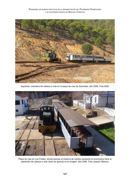 Ferrocarril TurÃ­stico Minero - Pasos