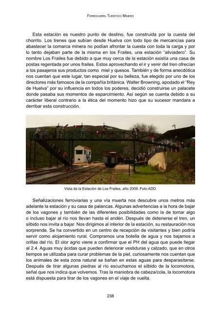 Ferrocarril TurÃ­stico Minero - Pasos