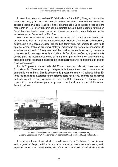 Ferrocarril TurÃ­stico Minero - Pasos