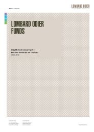 lombard odier Funds - Gruppo Banca Esperia