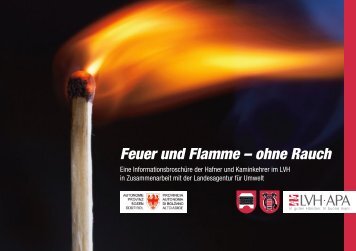 Broschüre "Feuer und Flamme" - Kaminkehrer - LVH