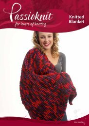 Knitted Blanket - Passioknit Knitting :: Patterns, Yarns and Needles