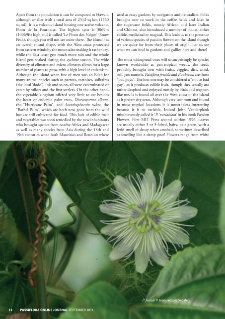 Issue 2 2011 Lo-res PDF - Passion Flowers