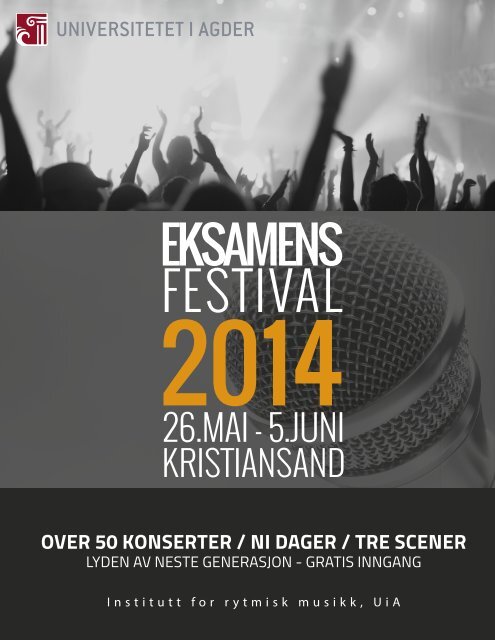 Eksamensfestival 2014 - Program
