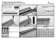 19'' Modular Patch Panel Cat.6, MPP24-H - Passiontec