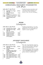 Anchovy Balsamic Vinaigrette - Pastene