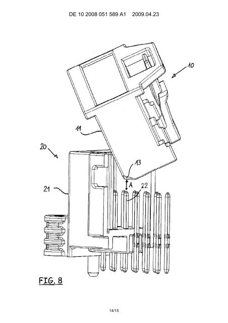 Kuppler und Stecker einer Steckverbindung mit Koshiri-Sicherheit