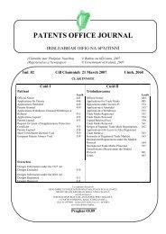 2068 - patents office journal - Irish Patents Office