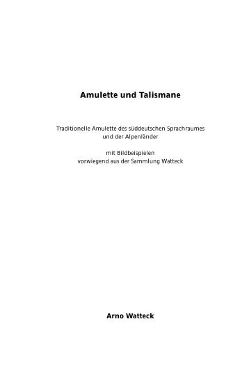 Amulette und Talismane