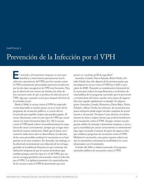 Progreso en la Prevención del Cáncer Cervicouterino ... - Path