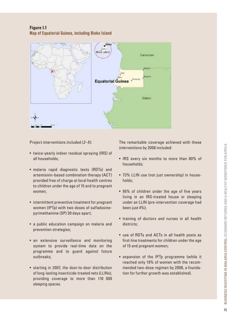 Business Investing in Malaria Control: Economic Returns and ... - Path