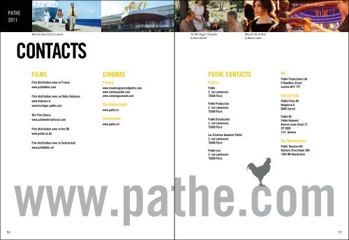 PATHE 2011 - PathÃ© Films AG ZÃ¼rich