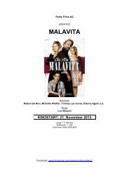 MALAVITA - Pathé Films AG Zürich