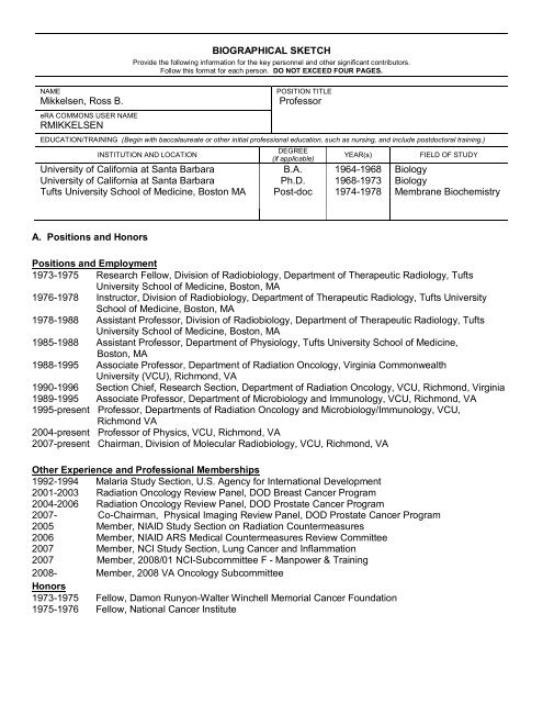 Dr. Ross Mikkelsen - Pathology - Virginia Commonwealth University