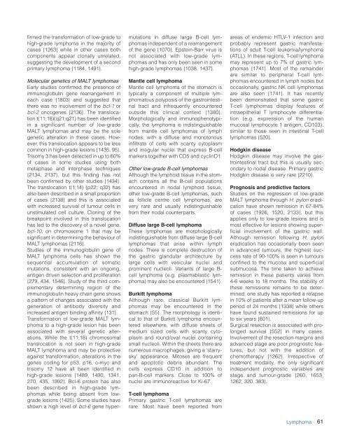 CHAPTER 3 Tumours of the Stomach - Pathology Outlines