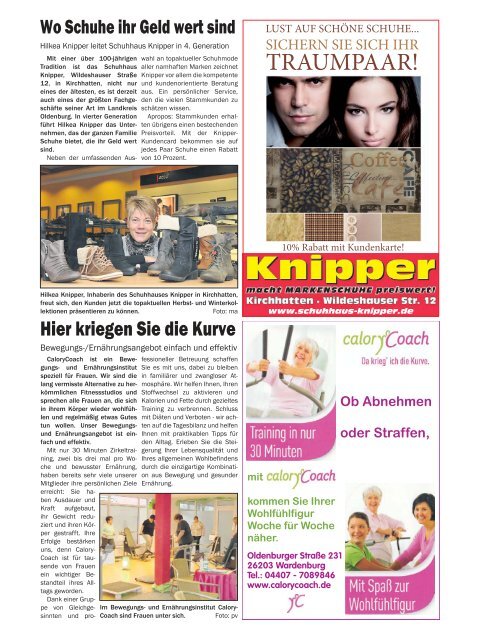 IN IHRER REGION - Sonntagszeitung