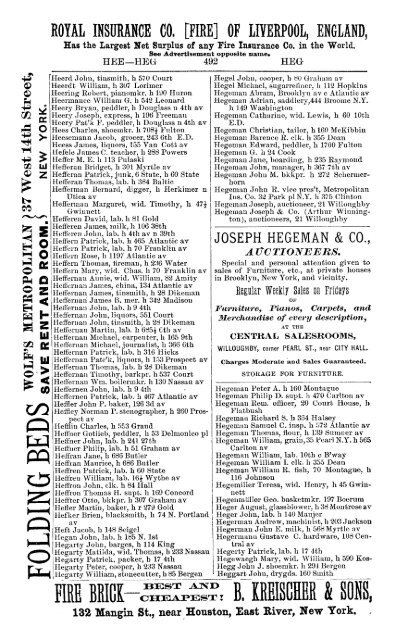 The Brooklyn Directory, 1883 H – R - Brooklyn Public Library