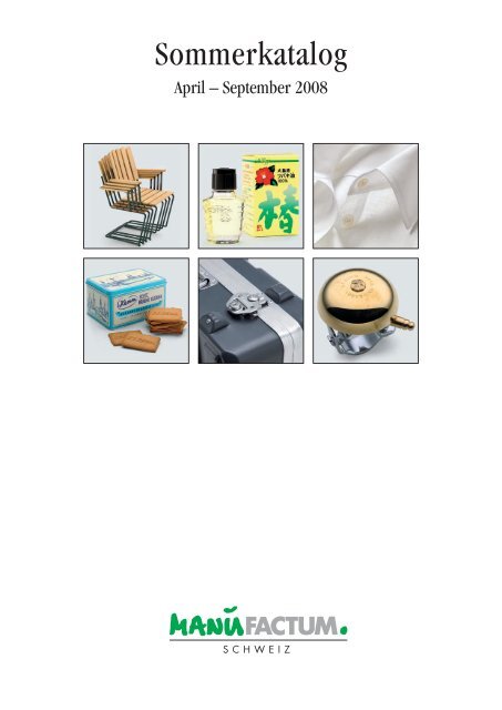 Sommerkatalog - Manufactum