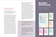 Geistliche Schriftlesung - Patmos Verlag