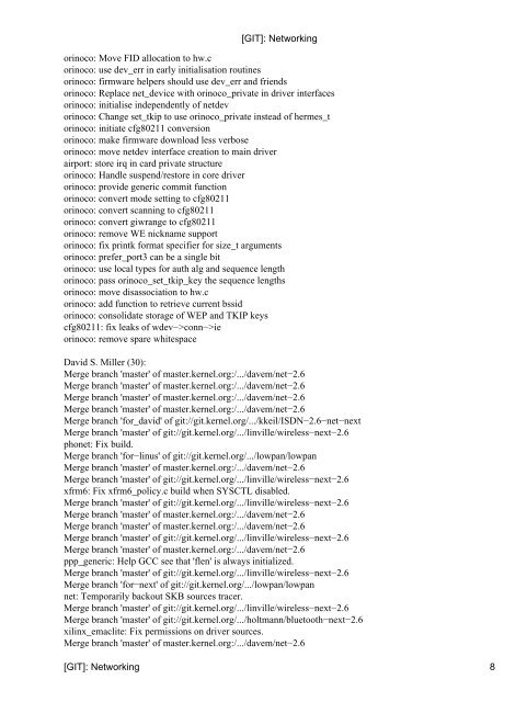 [GIT]: Networking - DerKeiler Linux Archive